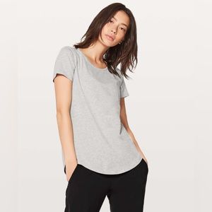 Lululemon Grey Short-sleeve Top